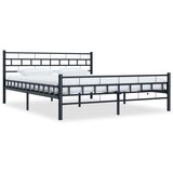  Za krevet crni čelični 180 x 200 cm Cijene