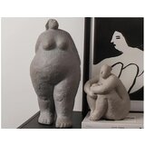 Aberto Design set dekoprativnih figura CY0398, siva, 2 komada Cene