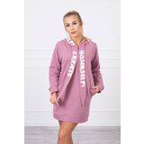 Kesi Oversize hooded dress dark pink | Shoptok.si