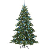  Umjetno božićno drvce s nogom Zelena 180 cm PVC i čelik | shoptok.hr