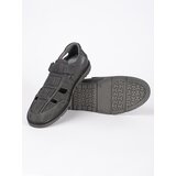 Shelvt Grey openwork loafers for men | Eponuda.ba