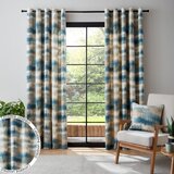 Catherine Lansfield Modre/bež zavese v kompletu 2 ks 168x229 cm Ombre – | Shoptok.si