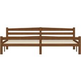  Za krevet od masivne borovine boja meda 200 x 200 cm | shoptok.hr