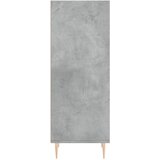  Komoda siva boja betona 34,5x32,5x90 cm od konstruiranog drva | shoptok.hr