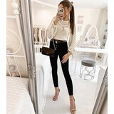 Gemre Pelat high-waisted slim black pants | shoptok.hr