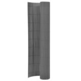 vidaXL Dvostranska vrtna ograja 90x400 cm siva Cene