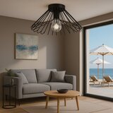  ONLI - Plafonska svetiljka DUCCIO 1xE27/22W/230V prečnik 60 cm crna | Eponuda.com