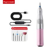 INF USB brusilnik za nohte s 7 nastavki in nastavkom za kurja očesa Pink, (5000490054) Cene
