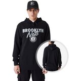 New Era muški Brooklyn Nets Team Script pulover sa kapuljačom | shoptok.hr