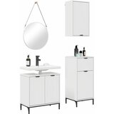  Set namještaja za kupaonicu Zidne 3 pcs Visoko sjajno bijela | shoptok.hr