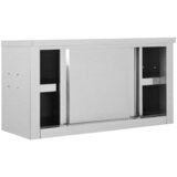  Kuhinjski zidni ormarić s kliznim vratima 90x40x50 cm čelični | Eponuda.com