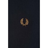 Fred Perry Pamučna majica dugih rukava Twin Tipped T-Shirt boja: tamno plava, s aplikacijom, M9602.M68 | shoptok.hr