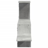  Zidna polica siva boja betona 104x15x49 cm konstruirano drvo | Eponuda.com