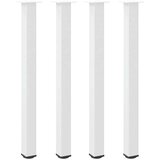  Noge za barski stol 4 kom bijele 110-112 cm čelik | shoptok.hr