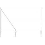  Stup za ogradu 26 pcs Siva 3,2 x 3,2 x 225 cm | shoptok.hr
