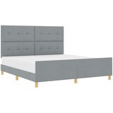  Krevetna konstrukcija Svjetlosiva 180 x 200 cm tkanina | shoptok.hr