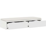  Nočne mize Bela MDF Srednja Enostavna Nočna omarica, (22008211) | Shoptok.si