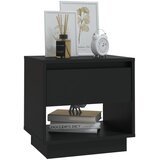  Noćni ormarić crni 45 x 34 x 44 cm od konstruiranog drva | shoptok.hr