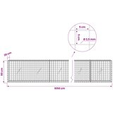  Gabion s žicom debljine 3,5 mm i mrežom 5x5 cm 1050x20x50 cm Slike