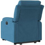  Naslonjač na podizanje plavi baršunasti | shoptok.hr