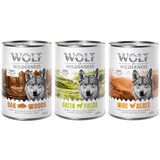 Wolf of Wilderness - mješovito pakiranje - 6 x 400 g: divlja svinja, piletina, janjetina | shoptok.hr