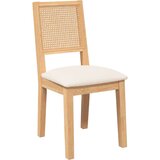  Jedilni stoli z blazinami 2 kosa masivnega lesa gume | Shoptok.si