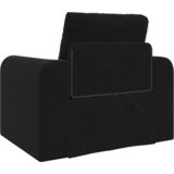 vidaXL 2-u-1 crna krevet-sofa na podu 98x71x83 cm | shoptok.hr