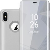 Cadorabo Ohišje, združljiv z Apple v Agate Silver - Clear View Zrcalo Zaščitni pokrov s funkcijo stojala 360 stopinj zaščita, (20568084) Cene