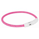 Trixie Ogrlica za pse, Svetleća, USB, Roze | Eponuda.com