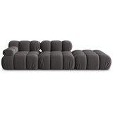 Micadoni Home Tamno siva baršunasta sofa 282 cm Bellis – | shoptok.hr