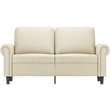  Dvosjed od tkanine krem 120 cm od umjetne kože | shoptok.hr