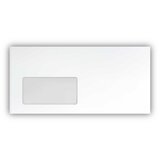  Kuverta amerikanka, 230 x 110 mm, z levim okencem, 100 kosov, 80 g, bela | Shoptok.si