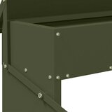 Feeder s nogom za piliće Maslinasto zelena 48,5 x 39,5 x 19 cm | shoptok.hr