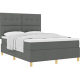  s opruga kutije Tamno siva 140 x 200 cm tkanina | shoptok.hr