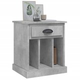  Noćni ormarići 2 kom siva boja betona 43x36x50 cm | shoptok.hr