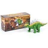 Magic Toys Figurica zelenega dinozavra Stegozaver s svetlobnimi efekti | Shoptok.si