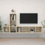  TV omaric 3-delni sonoma hrast iverna plošča | Shoptok.si