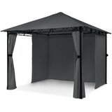 Blumfeldt Mondo, vrtni paviljon, party šotor, jeklo, polyester, temno siv | Shoptok.si