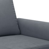 vidaXL Sedežna garnitura 3-delna z blazinami temno siv žamet | Shoptok.si