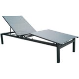 Amatio LEŽALNIK aluminij prašno lakirano črna, srebrne barve | Shoptok.si