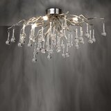 PAUL NEUHAUS 8090-55 - Plafonski luster ICICLE za površinsku montažu 4xG9/40W/230V 30x60 cm hrom | Eponuda.com