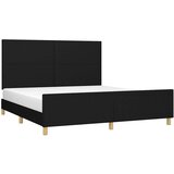  Okvir za krevet bez madraca crni 160x200 cm od tkanine | shoptok.hr