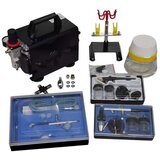  Airbrush kompresor komplet s 3 pištolami | Shoptok.si