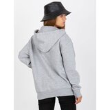 Fashion Hunters Gray sweatshirt with zip pockets SUBLEVEL Cene