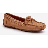 Boto marka niezdefiniowana Women's Suede Moccasins Camel Si Passione | shoptok.hr