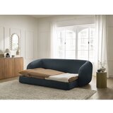 Bobochic Paris Tamno plava sklopiva sofa od šenila 228 cm Neyo – | shoptok.hr