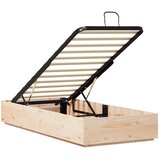  Otomanski krevet Prirodna 100 x 200 cm Masivna borovina | shoptok.hr