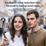Bežični mikrofon Yesido KR20 Lightning 2 komada - crni | shoptok.hr