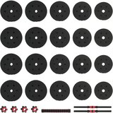  2-u-1 set bućica 40kg Crna i crvena Cement i pijesak od željeza | shoptok.hr
