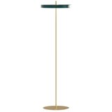 UMAGE Tamno zelena LED stojeća svjetiljka s mogućnosti zatamnjivanja s metalnim sjenilom (visina 151 cm) Asteria Floor – Cijene